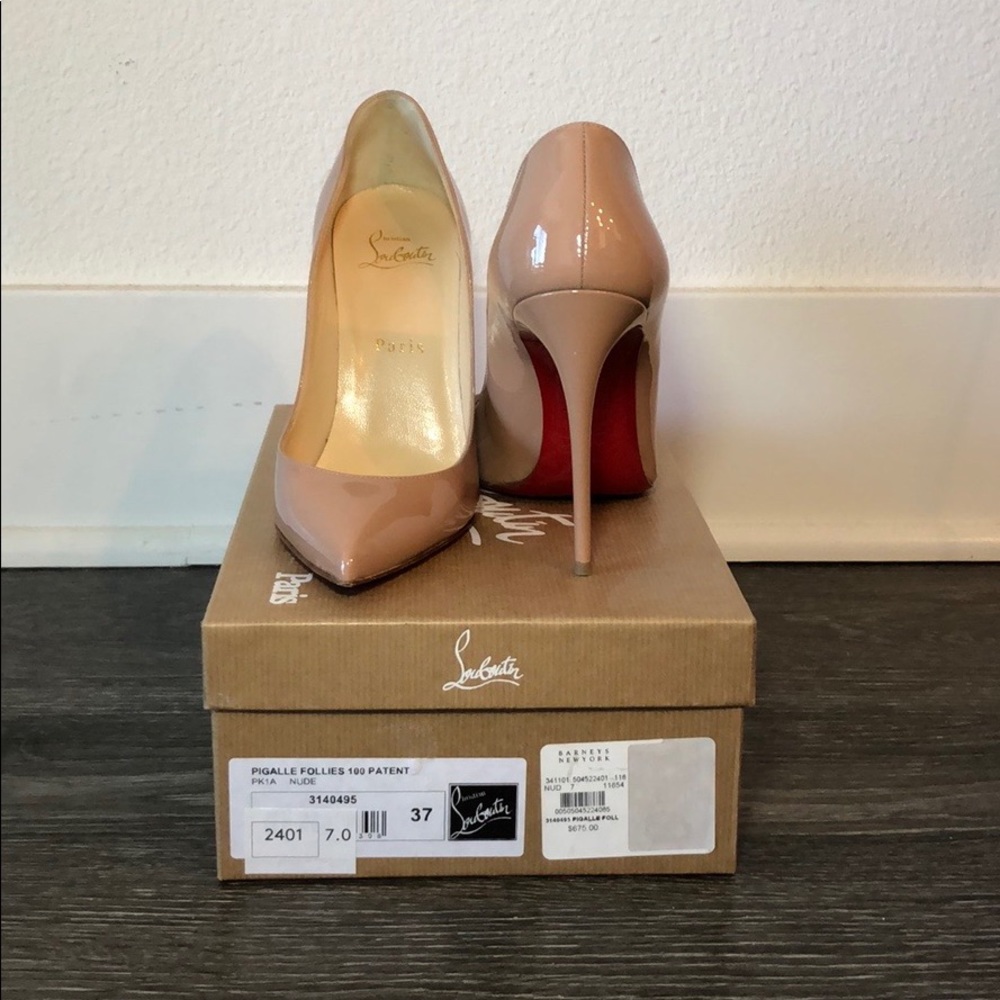 Christian Louboutin Pigalle Follies Nude - Picture 3 of 8
